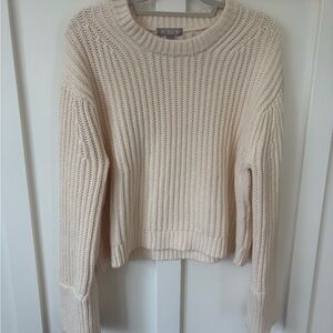J. Crew Women's Beige Cowl Neck Sweater